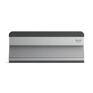 ALOGIC Bolt verstellbarer Laptopständer in Space Grau, zusammenklappbares Design mit Metallgehäuse und schwarzer Oberkante