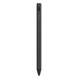 Schwarzer ALOGIC-Eingabestift für Microsoft Surface mit spitzer Spitze und Seitentaste für präzises Schreiben und Zeichnen
