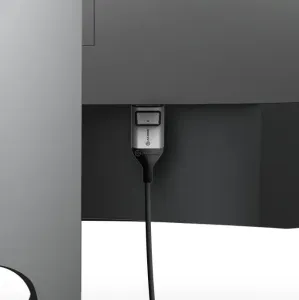 Monitoriga ühendatud Alogic Ultra DisplayPort–DisplayPort kaabel, must 1 m DisplayPort kaabel