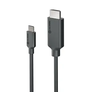 ALOGIC USB-C-auf-HDMI-Kabel, schwarz, 2 m, zum Verbinden eines Computers mit einem Display mit 4K-Unterstützung