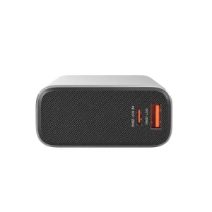 ALOGIC Ruck 20,000mAh power bank with USB-C and USB-A ports, shown in black and gray.