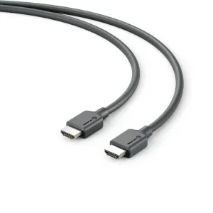 ALOGIC Elements musta 3 m HDMI-kaapeli uros-uros-liittimillä ja 4K-tuella kodin kokoonpanoihin