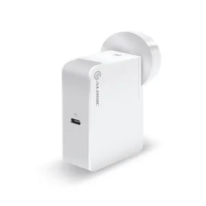 ALOGIC USB-C-Wandladegerät 60 W mit einzelnem PD-USB-C-Anschluss, weißes Reiseladegerät für schnelles Laden