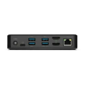 Station d’accueil Alogic Universal Twin HD PRO avec ports HDMI, USB-C, USB-A et Ethernet en façade