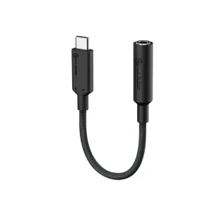 ALOGIC Elements PRO USB-C-auf-3,5-mm-Audioadapter mit geflochtenem Kabel für kabelgebundene Kopfhörer