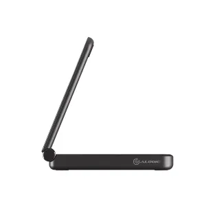 ALOGIC YOGA 3-in-1 wireless charging stand, black folding dock with adjustable angled arm