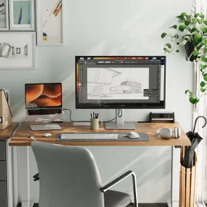 ALOGIC APEX valge juhtmevaba hiir kerimisrattaga, näidatud kodukontori laual ergonoomiliseks kasutamiseks
