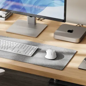 ALOGIC APEX valge Bluetooth-hiir, USB-C kaudu laetav, ergonoomilise disainiga töölaua tööpinnal