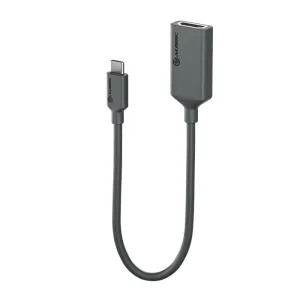 ALOGIC USB-C-auf-HDMI-Adapterkabel mit USB-C-Stecker und HDMI-Anschluss, schwarz, zum Anschließen von Geräten an Displays