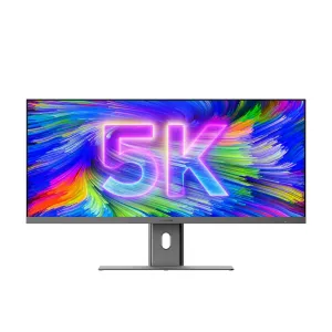 ALOGIC Edge 5K 40 ultrabred skærm med farverig 5K-skærm og stander med tynd ramme