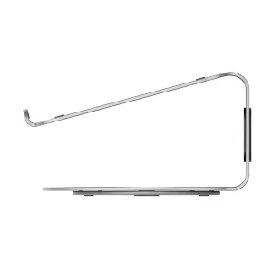 ALOGIC Elite 360 Laptop-Drehständer mit drehbarer Basis und rutschfesten Pads, silbernes Aluminium