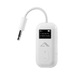 ALOGIC SkySound Bluetooth-lydsender med 3,5 mm-stik, display og lydstyrkeknapper