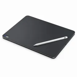 Valkoinen ALOGIC iPad Stylus -kynä, jossa on vaihdettava kärki, paineherkkyys, kämmenen hylkiminen, yhteensopiva iPad 2018 ja uudempien kanssa.