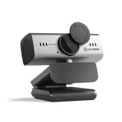 ALOGIC Iris Webcam Full HD 2MP har HD-video, brusreducerande mikrofon, autofokus, ljuskorrigering och sekretesskydd för streaming eller samtal