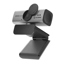 ALOGIC Iris Full HD 2MP Webcam with Autofocus and Noise Cancelling Microphone for clear video calls and streaming.