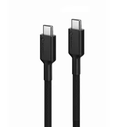 ALOGIC Elements PRO USB-C to USB-C charging cable 2m, 5A, black, durable design, fast charging, data transfer, USB-C device compatible